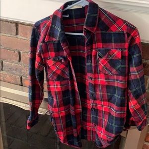 Red flannel top